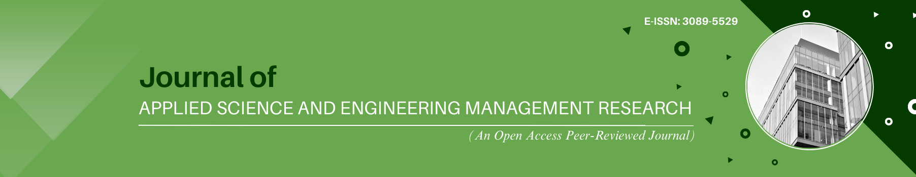 Journal of Applied Science and Engineering Management Research